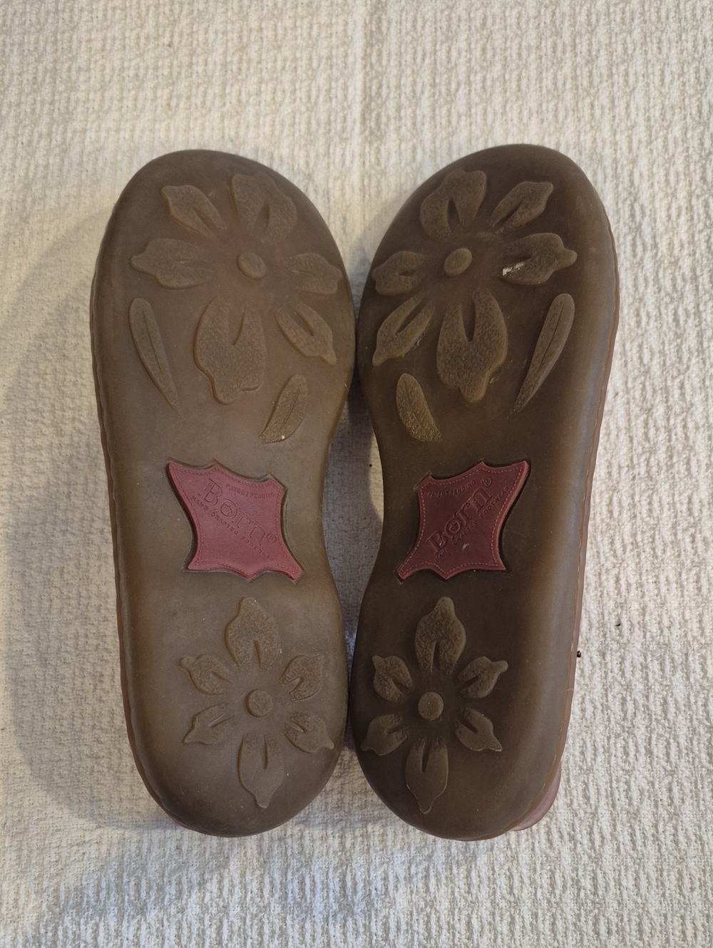 Born Burgundy Mary Jane Shoes Size 8.5 - Picture 8 of 10
